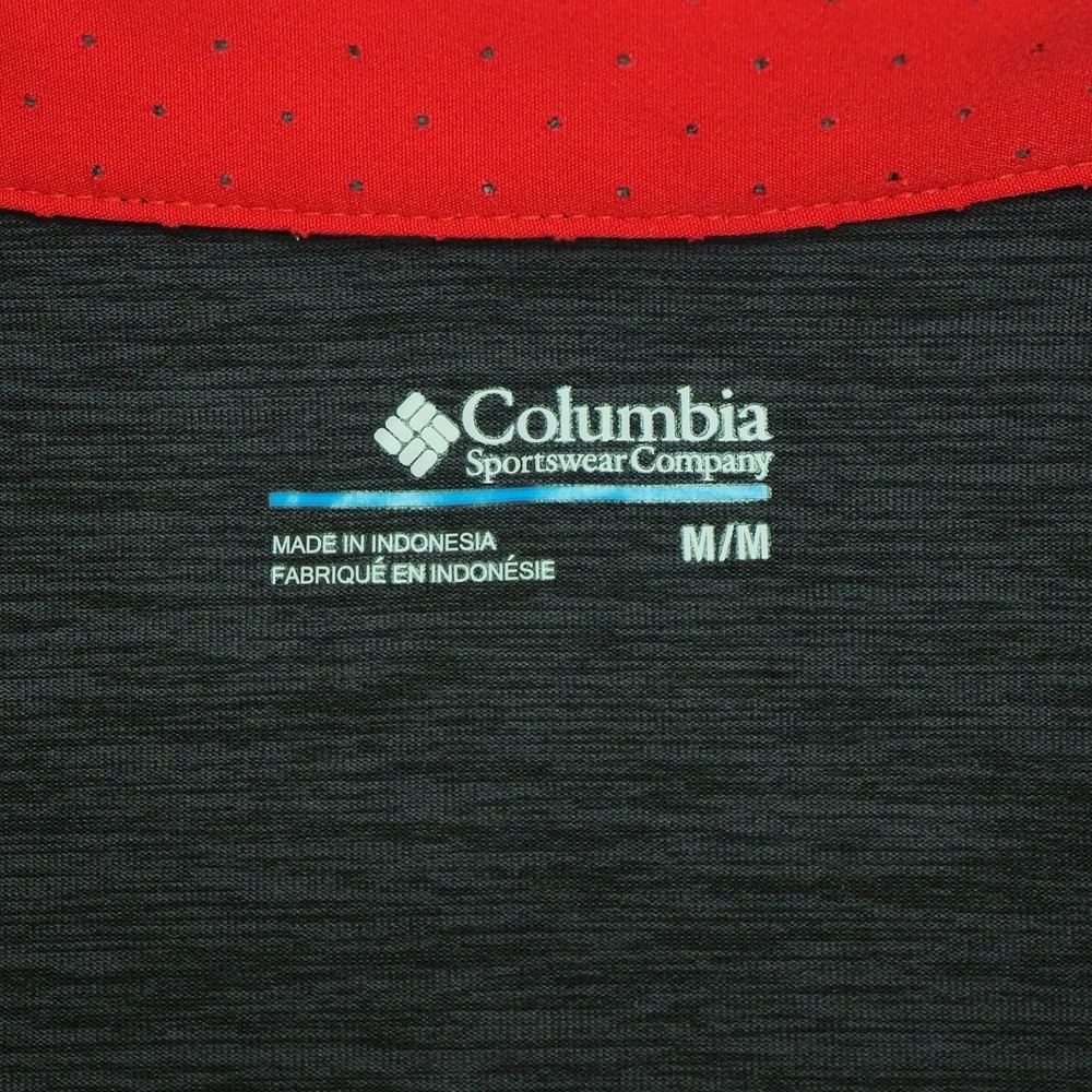Columbia Tech Trail Polo Shirt Mens Medium Black Georgia Bulldogs Performance - Picture 4 of 4